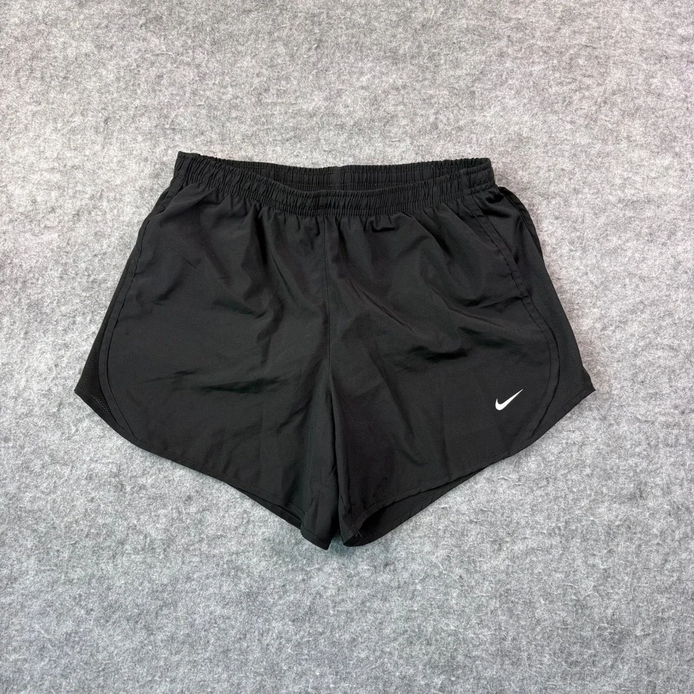 Nike Dri-FIT Running Shorts Black Mesh Panel Athletic Gym XL